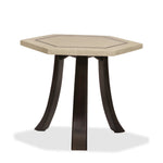 Vintage Harvey Probber Hexagonal Terrazzo & Brass Inlay Side Table