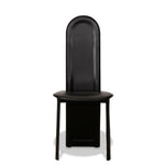 Set of 6 Vintage Italian Leather Dining Chairs