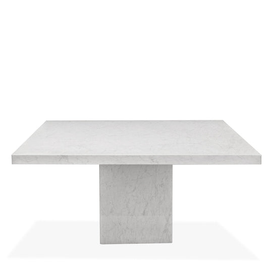 Vintage Maurice Villency Square Carrara Marble Dining Table C1970s