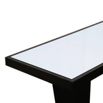 Vintage Art Deco Jules Leleu Style Silver Gilt Console with Mirror Top (2 Available)