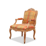 Vintage Louis XV French Hand Carved Armchair