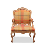 Vintage Louis XV French Hand Carved Armchair