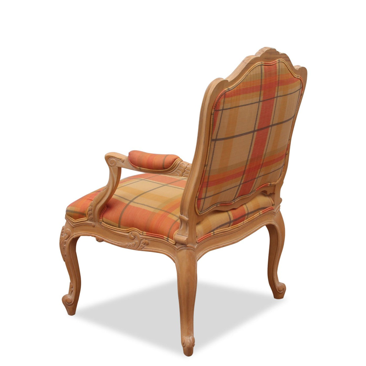 Vintage Louis XV French Hand Carved Armchair