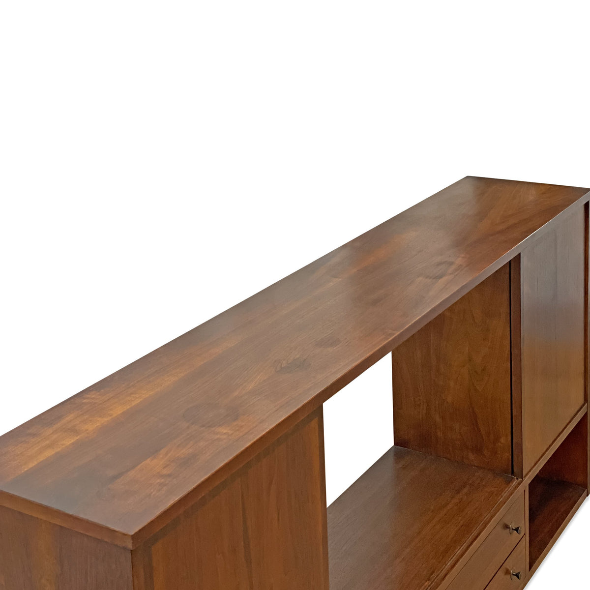 Vintage Mid Century Modern Media or Display Console by Stanley Furniture