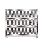 Vintage Moroccan Style Modern Bone Inlay Chest of Drawers