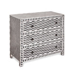 Vintage Moroccan Style Modern Bone Inlay Chest of Drawers