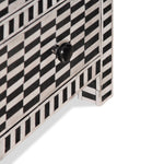 Vintage Moroccan Style Modern Bone Inlay Chest of Drawers