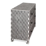 Vintage Moroccan Style Modern Bone Inlay Chest of Drawers
