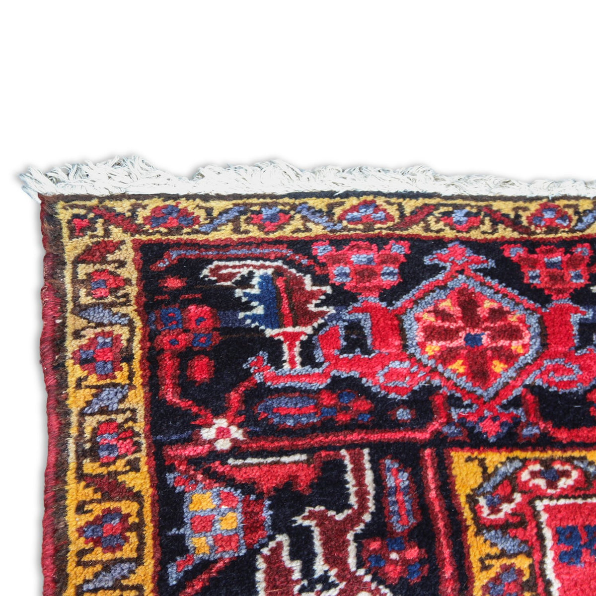 Vintage Persian Heriz in Geometric Pattern (8 ft 1 in x 11 ft 3in)