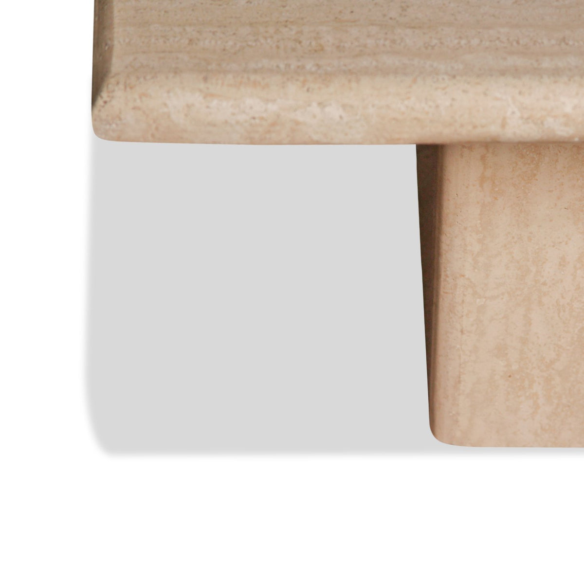 Vintage Travertine Marble Nesting Coffee Side Tables, C1970s