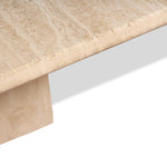 Vintage Travertine Marble Nesting Coffee Side Tables, C1970s