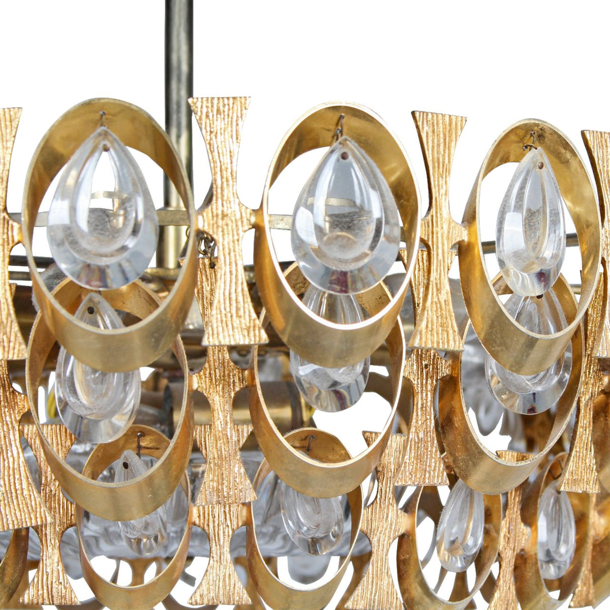 Vintage Gaetano Sciolari Chandelier From J. & L. Lobmeyr, Vienna