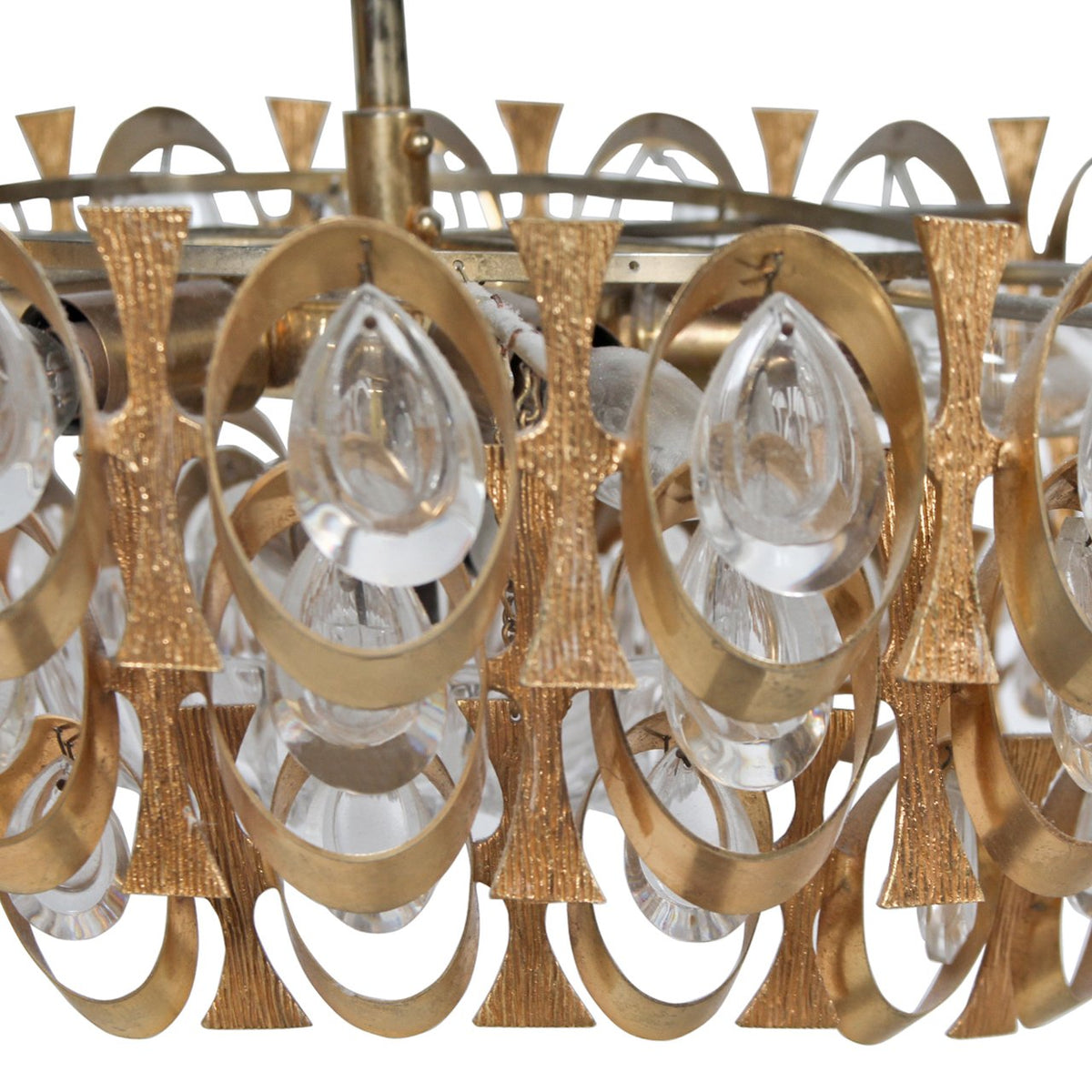 Vintage Gaetano Sciolari Chandelier From J. & L. Lobmeyr, Vienna