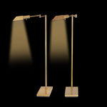 Visual Comfort Studio Swing Arm Floor Lamps, Pair of