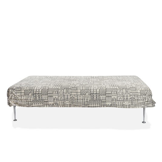 Vitra Suita Bench Ottoman by Antonio Citterio with Alexander Girard Slipcover Included
