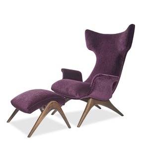 Vladimir Kagan Ondine Chair & Ottoman from Holly Hunt