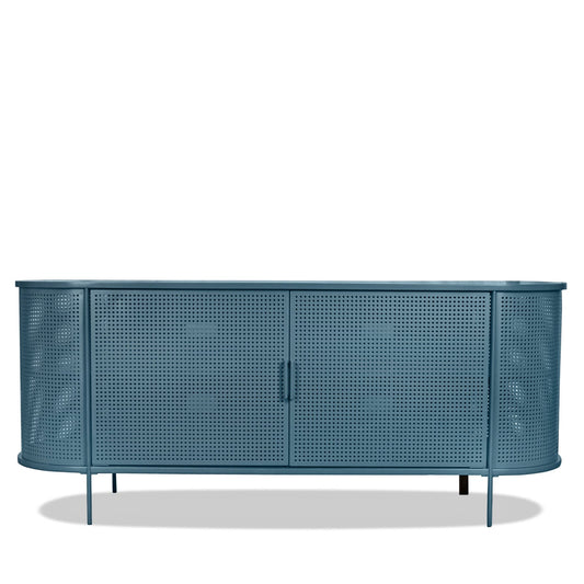 Brand New Perforated Metal Media Console from W.E.