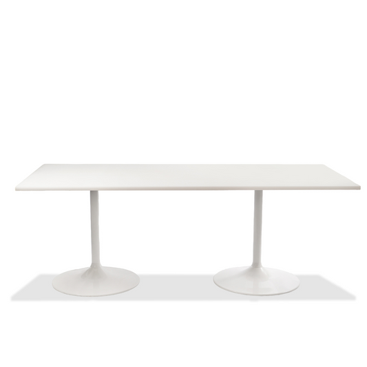 West Coast Industries Tulip Double Pedestal Dining Table