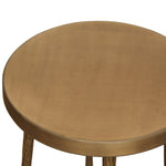 Weston Counter Stool - Hammered Aged Brass from Frances and Son, Set of 3