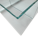 Cassina MEX Large Glass Coffee Table by Piero Lissoni