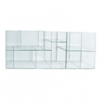 Cassina MEX Large Glass Coffee Table by Piero Lissoni