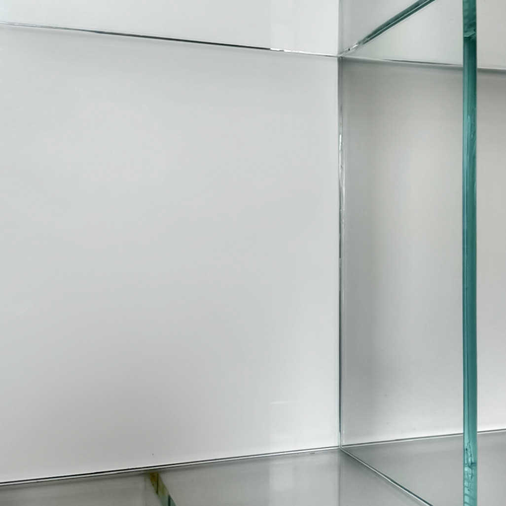 Cassina MEX Large Glass Coffee Table by Piero Lissoni