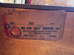 Vintage Red Lion Mid Century Modern End Tables or Nightstands, Pair of