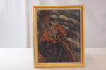 William Gropper Paddling Oil Painting