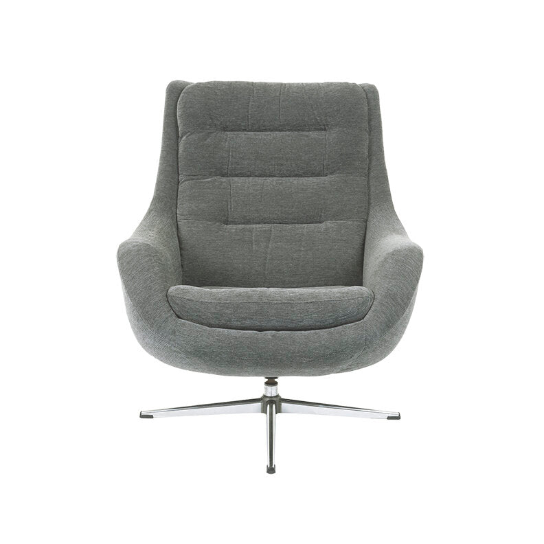 Pair of Vintage Modern Wing Lounge Chairs - Newly Upholstered