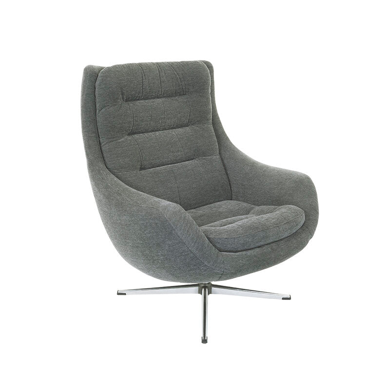 Pair of Vintage Modern Wing Lounge Chairs - Newly Upholstered