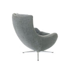 Pair of Vintage Modern Wing Lounge Chairs - Newly Upholstered