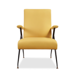 Vintage Mid Century Italian Gio Ponti Style Armchair