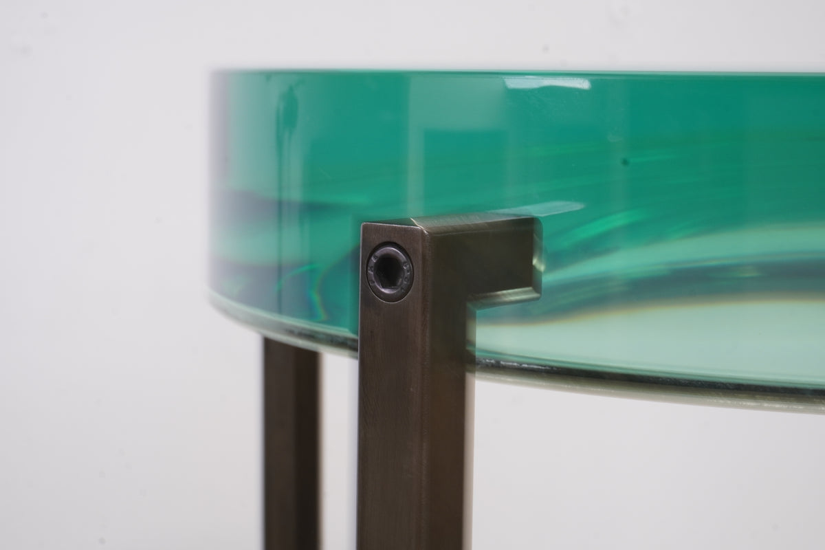 Holly Hunt Studio Lens Side Table by McCollin Bryan