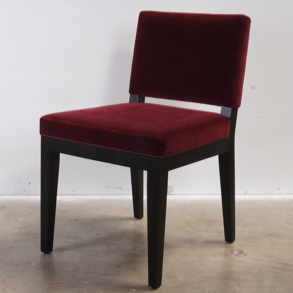HOLLY HUNT Studio Luna Mohair Dining Side Chairs, Set of 10