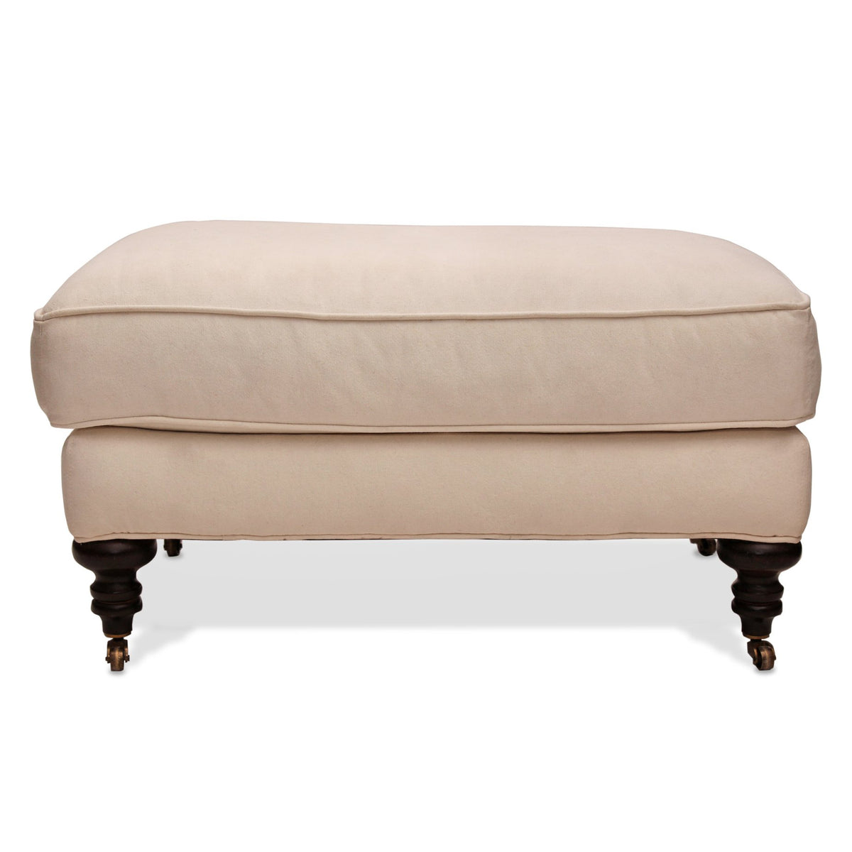 Pair of Lee Industries Lounge Chairs with One Ottoman