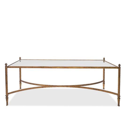 Maison Bagues Style Gilded Coffee Table