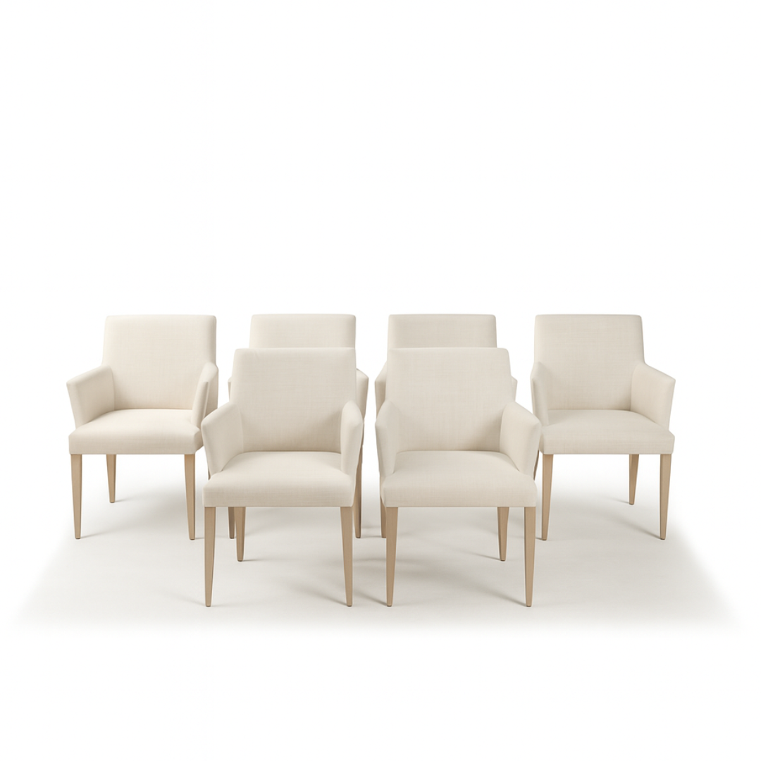 B&B Italia Melandra Dining Chairs by Antonio Citterio, Set of 6