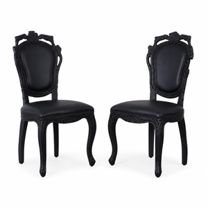 MOOOI Smoke Chairs by Maarten Baas, Pair Of