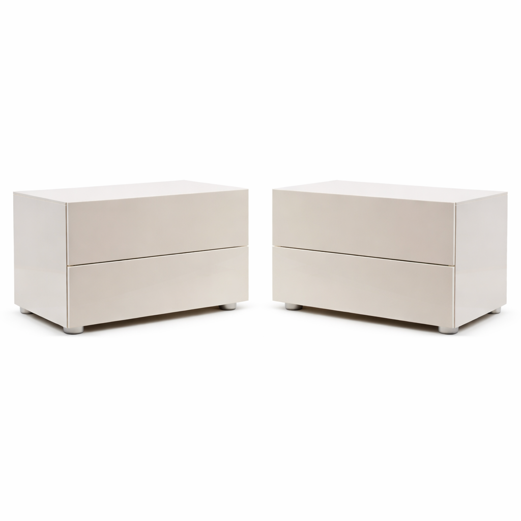 Poliform Dream Bedside Tables CDDR2 by Emmanuel Gallina, Pair of