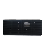Modern Wood Slat Media Console