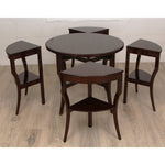 Antique Art Deco Nesting Walnut Tables C1930s