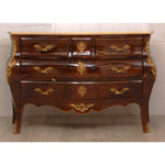 Antique Louis XV Style Dresser with Marquetry Inlay C1920s