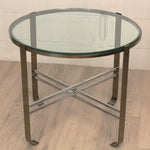 Design Institute America Modern Chrome Center or Side Table