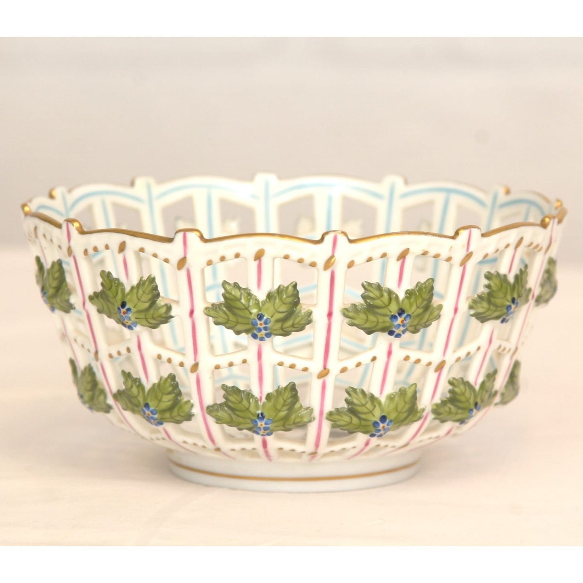Herend Rothschild Hand Painted Porcelain Bowl