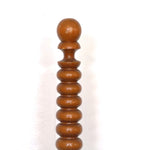 Antique American Bobbin Turned Fruitwood Spindle Full Size Bed Frame