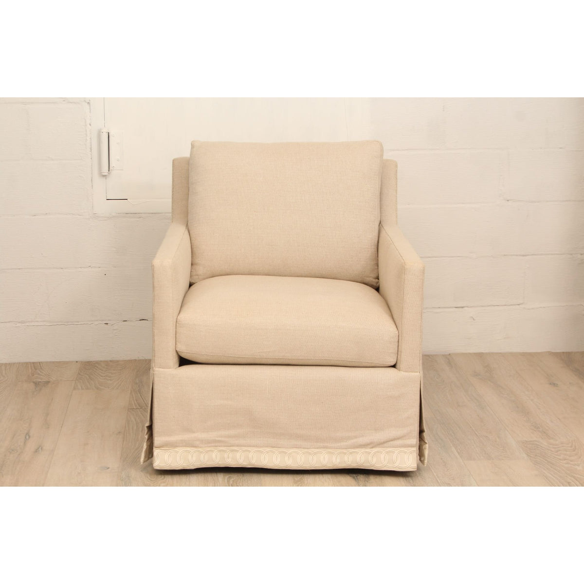 Pair of ABC Carpet & Home Nathan Swivel Chairs