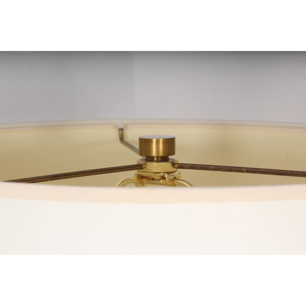 Modern Glass and Brass Adjustable Floor Lamps, Pair of