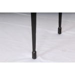 Diego Giacometti Style Hammered Cast Iron & Slate Top Occasional Table