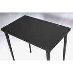 Diego Giacometti Style Hammered Cast Iron & Slate Top Occasional Table
