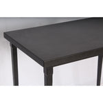 Diego Giacometti Style Hammered Cast Iron & Slate Top Occasional Table
